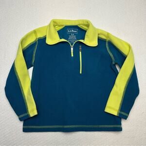 Boys LLBean fleece quarter zip
